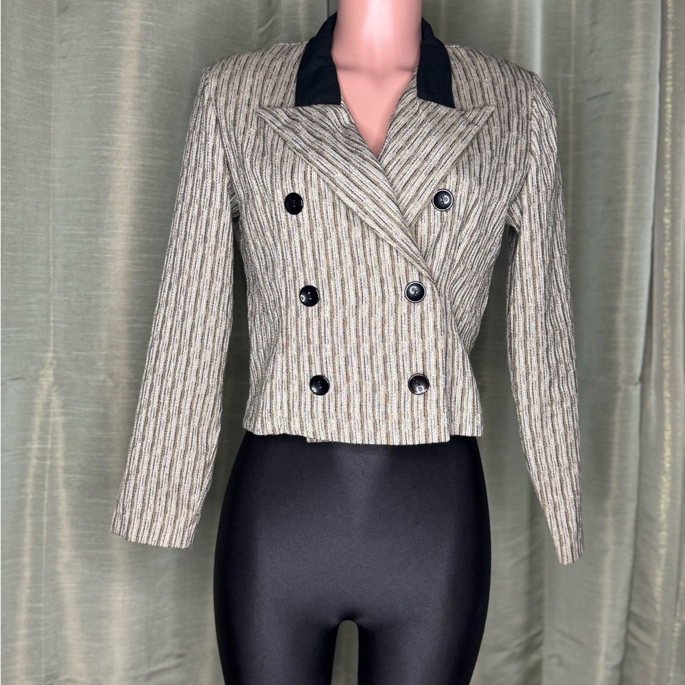 Vintage Double-Breasted Women's Jacket